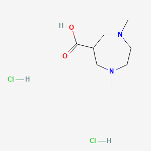 1,4-Dimethyl-1,4-diazepane-6-carboxylic acid dihydrochloride