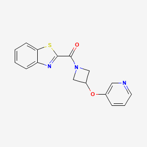 Benzo[d]thiazol-2-yl(3-(pyridin-3-yloxy)azetidin-1-yl)methanone