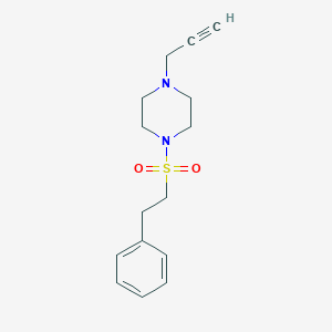 molecular formula C15H20N2O2S B2903317 1-(2-Phenylethanesulfonyl)-4-(prop-2-yn-1-yl)piperazine CAS No. 2094926-15-3