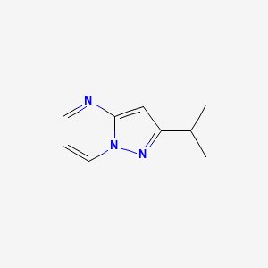 molecular formula C9H11N3 B2903357 2-(Propan-2-yl)pyrazolo[1,5-a]pyrimidine CAS No. 2138410-95-2