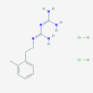1-(Diaminomethylidene)-2-[2-(2-methylphenyl)ethyl]guanidine;dihydrochloride