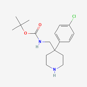 tert-Butyl [4-(4-chlorophenyl)piperidin-4-yl]methylcarbamate