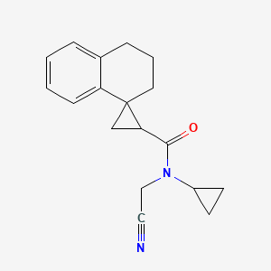 N-(cyanomethyl)-N-cyclopropyl-3',4'-dihydro-2'H-spiro[cyclopropane-1,1'-naphthalene]-3-carboxamide