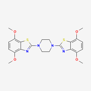 1,4-Bis(4,7-dimethoxybenzo[d]thiazol-2-yl)piperazine