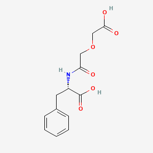 molecular formula C13H15NO6 B2903497 (2S)-2-[2-(Carboxymethoxy)acetamido]-3-phenylpropanoic acid CAS No. 2035041-50-8