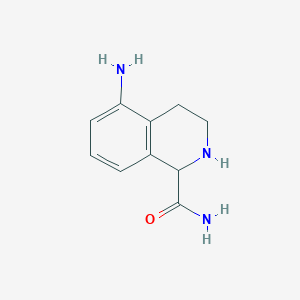 5-Amino-1,2,3,4-tetrahydroisoquinoline-1-carboxamide