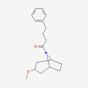 1-((1R,5S)-3-methoxy-8-azabicyclo[3.2.1]octan-8-yl)-4-phenylbutan-1-one