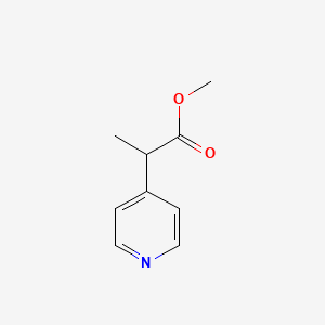 molecular formula C9H11NO2 B2903519 Methyl 2-(pyridin-4-yl)propanoate CAS No. 56215-03-3