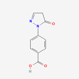 4-(5-Oxo-4,5-dihydro-1h-pyrazol-1-yl)benzoic acid