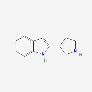 2-(pyrrolidin-3-yl)-1H-indole