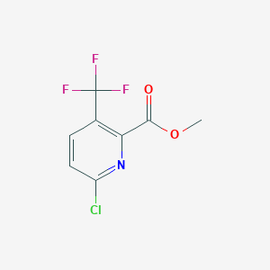 molecular formula C8H5ClF3NO2 B2903691 Methyl 6-chloro-3-(trifluoromethyl)picolinate CAS No. 1416354-40-9