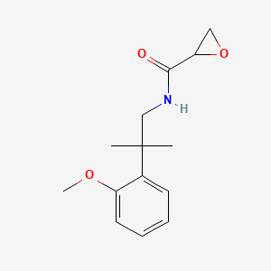 molecular formula C14H19NO3 B2903728 N-[2-(2-Methoxyphenyl)-2-methylpropyl]oxirane-2-carboxamide CAS No. 2418692-21-2