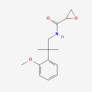N-[2-(2-Methoxyphenyl)-2-methylpropyl]oxirane-2-carboxamide