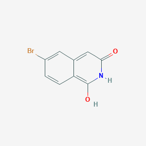 molecular formula C9H6BrNO2 B2903783 6-Bromoisoquinoline-1,3-diol CAS No. 1956382-48-1