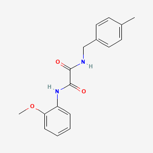 molecular formula C17H18N2O3 B2903790 N-(2-methoxyphenyl)-N'-(4-methylbenzyl)ethanediamide CAS No. 346445-90-7