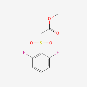 Methyl [(2,6-difluorophenyl)sulfonyl]acetate