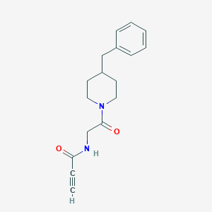 N-[2-(4-Benzylpiperidin-1-yl)-2-oxoethyl]prop-2-ynamide