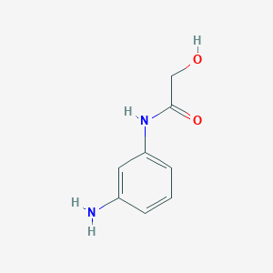 molecular formula C8H10N2O2 B2903905 N-(3-aminophenyl)-2-hydroxyacetamide CAS No. 82099-55-6
