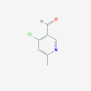 molecular formula C7H6ClNO B2903926 4-Chloro-6-methylnicotinaldehyde CAS No. 1060805-86-8