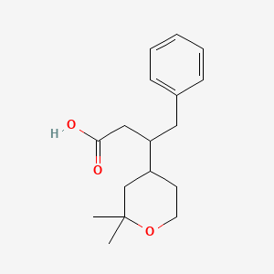 3-(2,2-Dimethyl-tetrahydro-pyran-4-yl)-4-phenyl-butyric acid