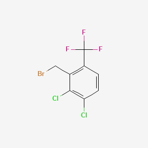 molecular formula C8H4BrCl2F3 B2904082 2,3-Dichloro-6-(trifluoromethyl)benzyl bromide CAS No. 886501-99-1