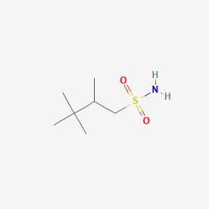 molecular formula C7H17NO2S B2904083 2,3,3-Trimethylbutane-1-sulfonamide CAS No. 1849208-88-3