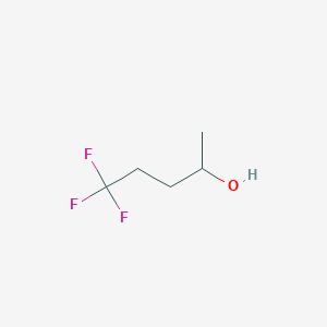 molecular formula C5H9F3O B2904119 5,5,5-Trifluoropentan-2-ol CAS No. 352-58-9