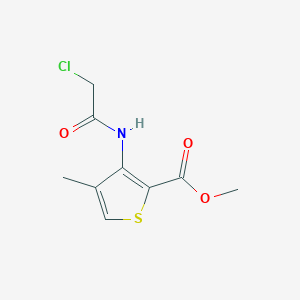 molecular formula C9H10ClNO3S B2904275 methyl 3-(2-chloroacetamido)-4-methylthiophene-2-carboxylate CAS No. 87685-13-0