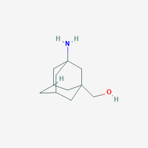 molecular formula C11H19NO B2904444 (3-aminoadamantan-1-yl)methanol CAS No. 80088-74-0