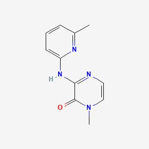 1-methyl-3-((6-methylpyridin-2-yl)amino)pyrazin-2(1H)-one