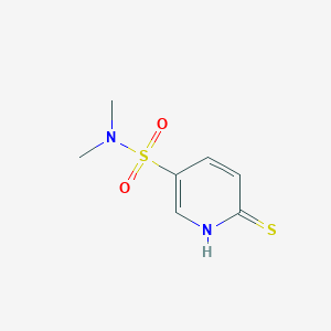 molecular formula C7H10N2O2S2 B2904487 N,N-dimethyl-6-sulfanylpyridine-3-sulfonamide CAS No. 852388-77-3