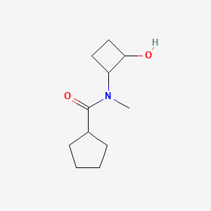 N-(2-hydroxycyclobutyl)-N-methylcyclopentanecarboxamide