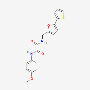 N1-(4-methoxyphenyl)-N2-((5-(thiophen-2-yl)furan-2-yl)methyl)oxalamide