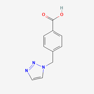 4-[(1H-1,2,3-triazol-1-yl)methyl]benzoic acid