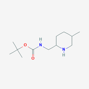 tert-butyl N-[(5-methylpiperidin-2-yl)methyl]carbamate, Mixture of diastereomers