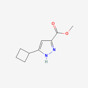 methyl 3-cyclobutyl-1H-pyrazole-5-carboxylate
