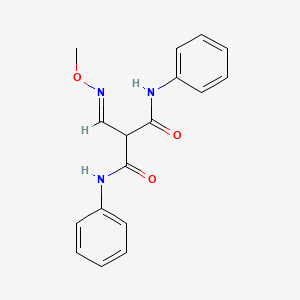 2-[(1E)-(methoxyimino)methyl]-N,N'-diphenylpropanediamide