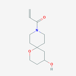 1-(4-Hydroxy-1-oxa-9-azaspiro[5.5]undecan-9-yl)prop-2-en-1-one