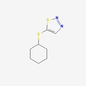 5-(Cyclohexylsulfanyl)-1,2,3-thiadiazole