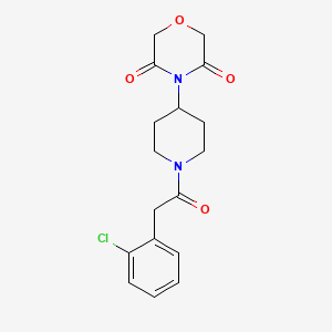 4-(1-(2-(2-Chlorophenyl)acetyl)piperidin-4-yl)morpholine-3,5-dione