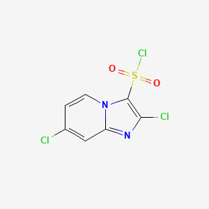 2,7-Dichloroimidazo[1,2-a]pyridine-3-sulfonyl chloride