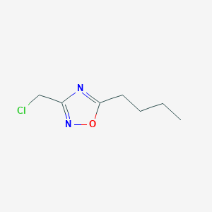 molecular formula C7H11ClN2O B2904844 5-Butyl-3-(chloromethyl)-1,2,4-oxadiazole CAS No. 1092301-09-1