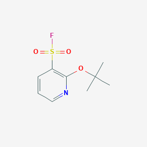 molecular formula C9H12FNO3S B2904923 2-(Tert-butoxy)pyridine-3-sulfonyl fluoride CAS No. 2248347-52-4