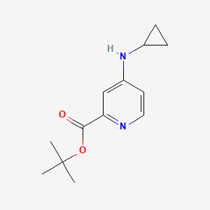 molecular formula C13H18N2O2 B2904930 Tert-butyl 4-(cyclopropylamino)pyridine-2-carboxylate CAS No. 2248374-06-1
