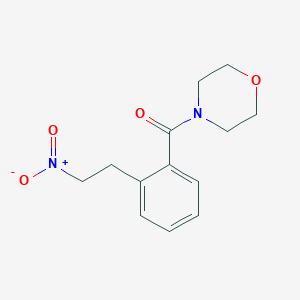molecular formula C13H16N2O4 B2904970 Morpholino(2-(2-nitroethyl)phenyl)methanone CAS No. 338770-86-8