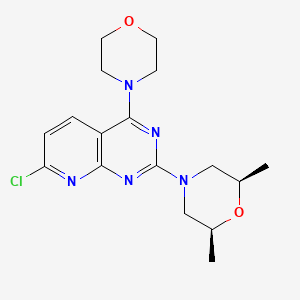 (2R,6S)-4-(7-Chloro-4-morpholinopyrido[2,3-d]pyrimidin-2-yl)-2,6-dimethylmorpholine