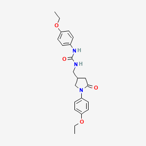 1-(4-Ethoxyphenyl)-3-((1-(4-ethoxyphenyl)-5-oxopyrrolidin-3-yl)methyl)urea