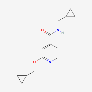 2-(cyclopropylmethoxy)-N-(cyclopropylmethyl)isonicotinamide