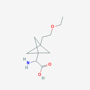 2-Amino-2-[3-(2-ethoxyethyl)-1-bicyclo[1.1.1]pentanyl]acetic acid