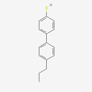 molecular formula C15H16S B2905096 4'-Propyl-[1,1'-biphenyl]-4-thiol CAS No. 845823-00-9